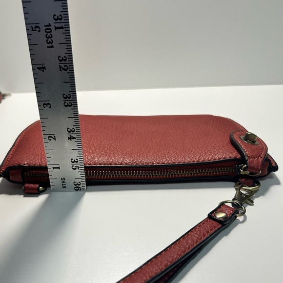Vegan Leather Wristlet from Joy Susan Poppy Red EUC - Picture 3 of 6